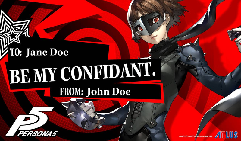 Illustration for article titled Ranking the Persona 5 Valentines Day Cards